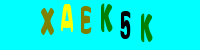 Blue Captcha Image