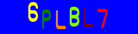 Blue Captcha Image