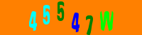 Blue Captcha Image