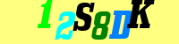 Blue Captcha Image