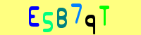 Blue Captcha Image