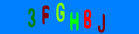 Blue Captcha Image