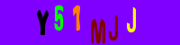 Blue Captcha Image