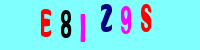 Blue Captcha Image