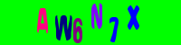 Blue Captcha Image