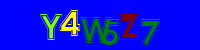 Blue Captcha Image