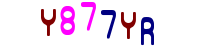 Blue Captcha Image