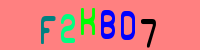 Blue Captcha Image
