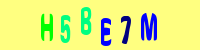 Blue Captcha Image