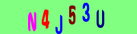 Blue Captcha Image
