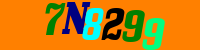 Blue Captcha Image