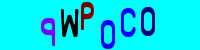 Blue Captcha Image