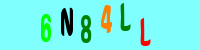 Blue Captcha Image