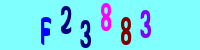 Blue Captcha Image