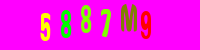 Blue Captcha Image