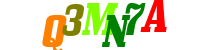 Blue Captcha Image