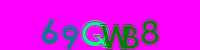 Blue Captcha Image
