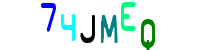 Blue Captcha Image