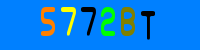 Blue Captcha Image