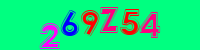 Blue Captcha Image