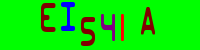 Blue Captcha Image