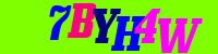 Blue Captcha Image