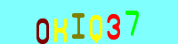 Blue Captcha Image