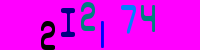 Blue Captcha Image