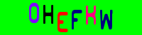 Blue Captcha Image