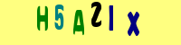 Blue Captcha Image