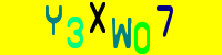 Blue Captcha Image