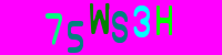 Blue Captcha Image