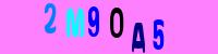 Blue Captcha Image