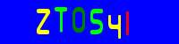 Blue Captcha Image