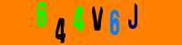 Blue Captcha Image