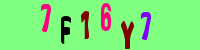 Blue Captcha Image