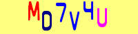 Blue Captcha Image