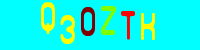 Blue Captcha Image