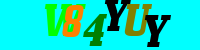 Blue Captcha Image