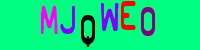 Blue Captcha Image