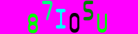Blue Captcha Image