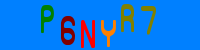 Blue Captcha Image
