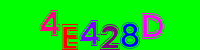 Blue Captcha Image