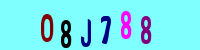 Blue Captcha Image