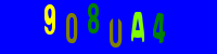 Blue Captcha Image