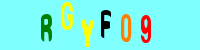 Blue Captcha Image