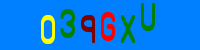 Blue Captcha Image