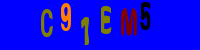 Blue Captcha Image