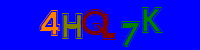 Blue Captcha Image