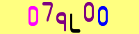 Blue Captcha Image